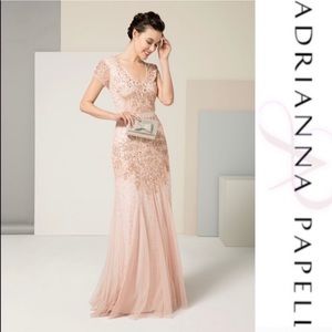 Adrianna Papell Long waistband Dress